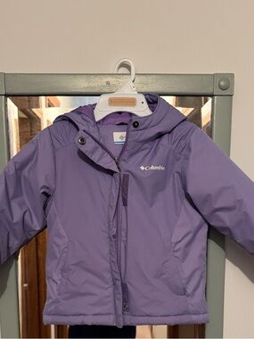 Columbia Kids Lavender Hooded Puffer Jacket